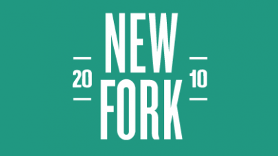 New Fork logo groen met witte letters New Fork logo groen met witte letters
