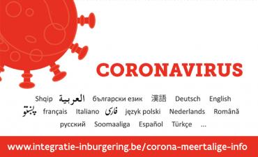 Corona meertalig informatie